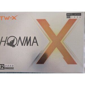 Honma Tw-x Tour White X Performance Golf Balls 1 Dozen